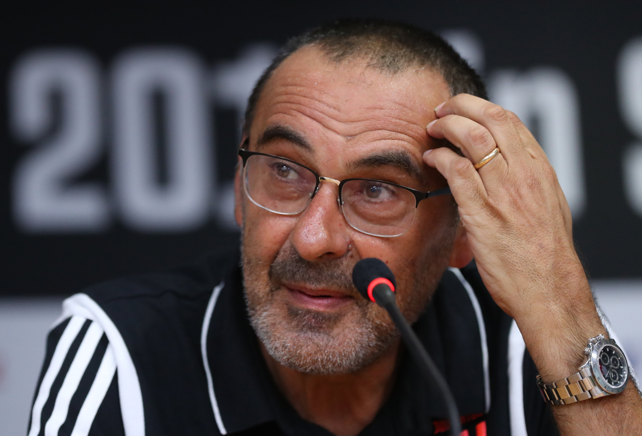 Juventus’ manager Maurizio Sarri (Yonhap)