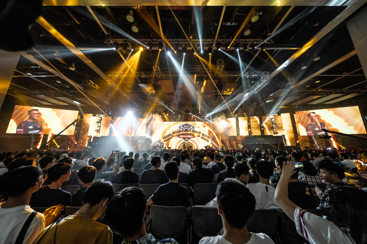 Fans gather at the League of Legends International College Cup at the E-Sports and Music Festival Hong Kong 20199 on Saturday. (Hong Kong Tourism Board)