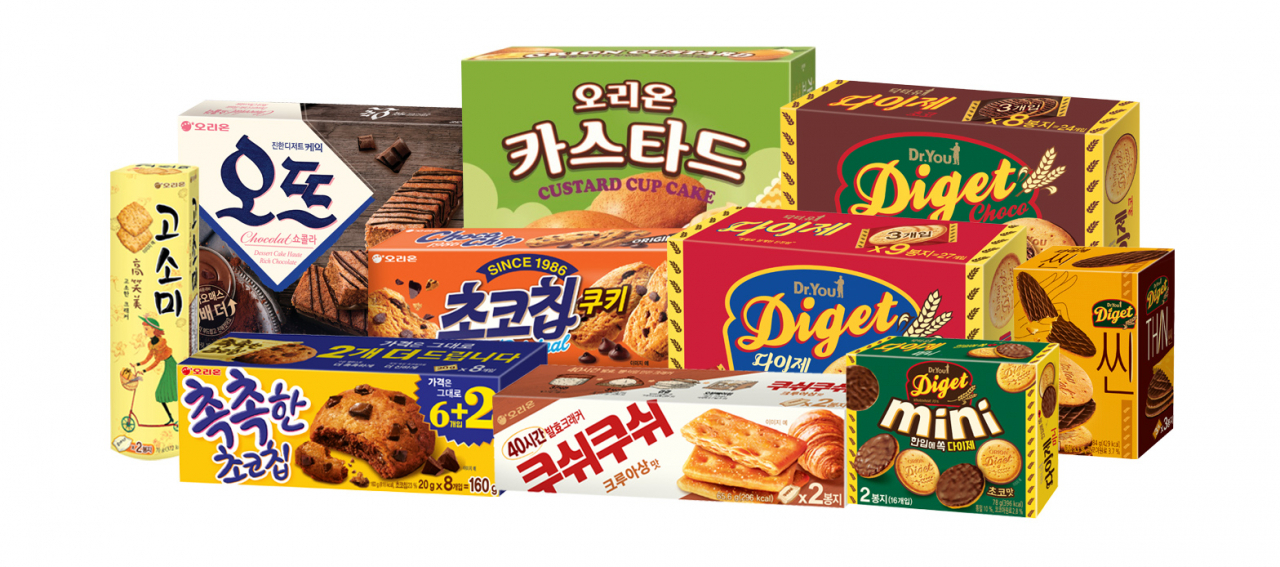 환경친화적 포장재로 교체하는 오리온 과자 10종 이미지 [제공=오리온]