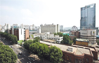 용산병원부지 전경.