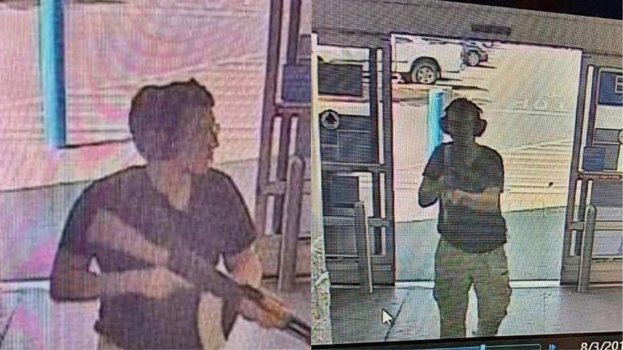 텍사스 엘패소 총격 용의자 패트릭 크루시어스가 포착된 CCTV 장면
(AFP/KTSM9 방송= 연합뉴스)
