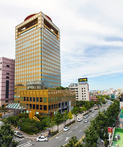 광주시 대인동 소재 광주은행 본사. [광주은행 제공]