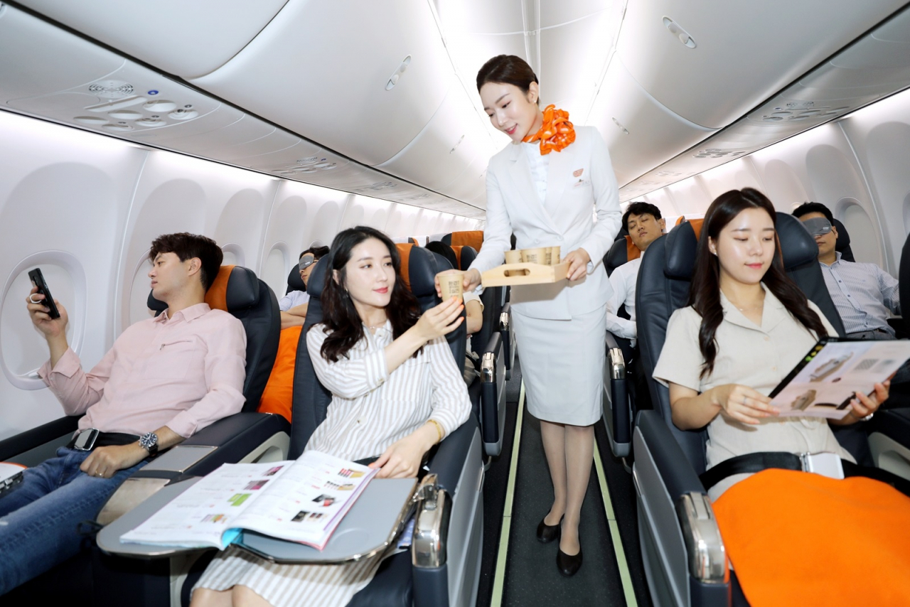 제주항공 ‘뉴 클래스’. [제주항공 제공]