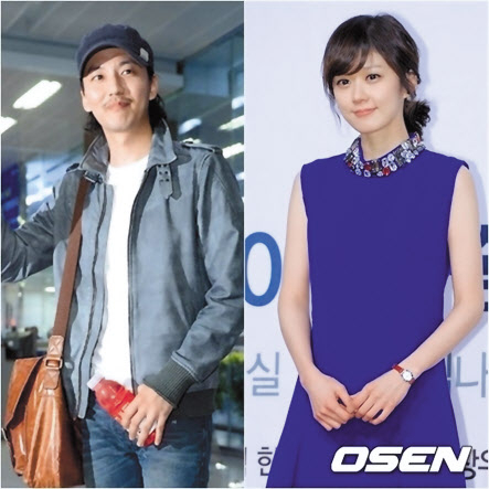 김남길(왼쪽), 장나라