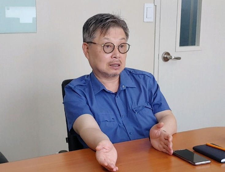 OLED 시장조사기관 유비리서치 이충훈 대표.[유비리서치 제공]