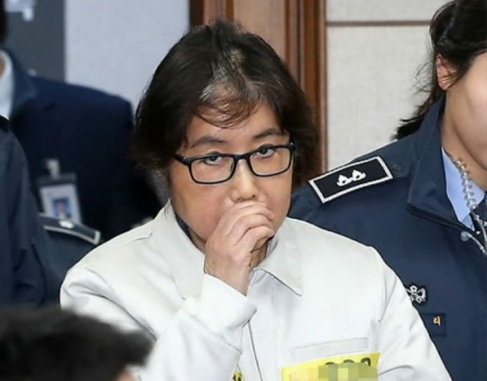 최서원(개명 전 최순실) 씨[연합]