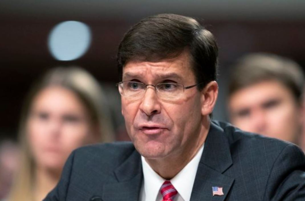 US Defense Secretary Mark Esper (AP-Yonhap)