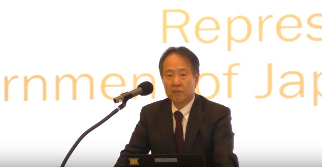 주한일본대사로 내정된 것으로 전해진 토미타 코지 일본 g20 대사 [유튜브 캡처]