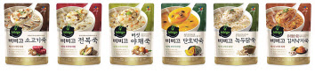 비비고죽 파우치 6종. [CJ제일제당 제공]