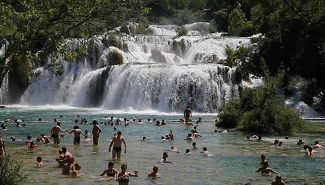Krka River in Krka National Park, Croatia (Yonhap)