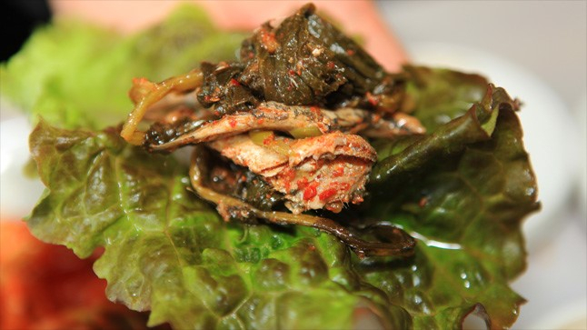 멸치 쌈밥