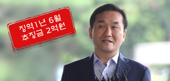 20대 총선때 정치자금법 위반 혐의로 기소된 엄용수 자유한국당 의원이 항소심에서도 징역1년6월, 추징금 2억원을 선고받아 의원직 상실 위기에 놓였다. [사진소스=연합]