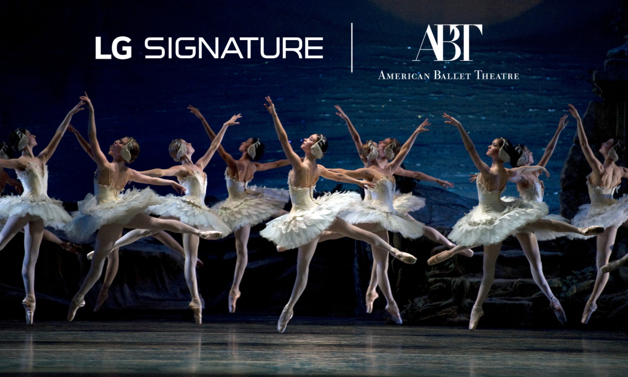 LG전자는 세계적인 발레단인 미국 아메리칸발레시어터(American Ballet Theater, ABT)를 후원하며 프리미엄 이미지 강화에 나선다.[LG전자 제공]