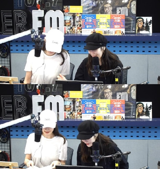 SBS 파워FM ‘김영철의 파워FM’ DJ 김영철의 휴가로 빈 자리에 스페셜 DJ로 나선 다비치. [SBS 파워FM ‘김영철의 파워FM’캡처]