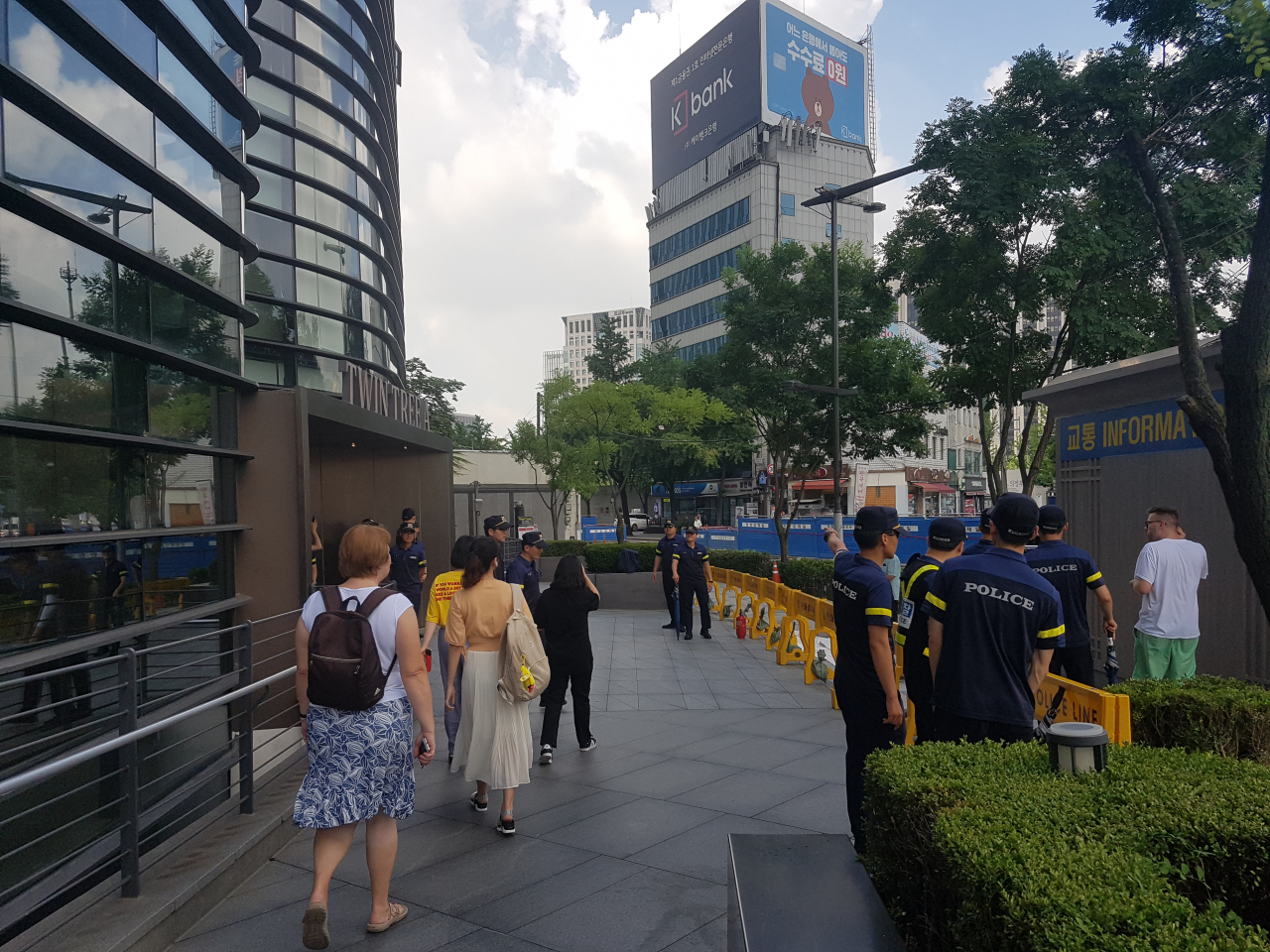 일본대사관 앞 모습. [헤럴드경제DB]