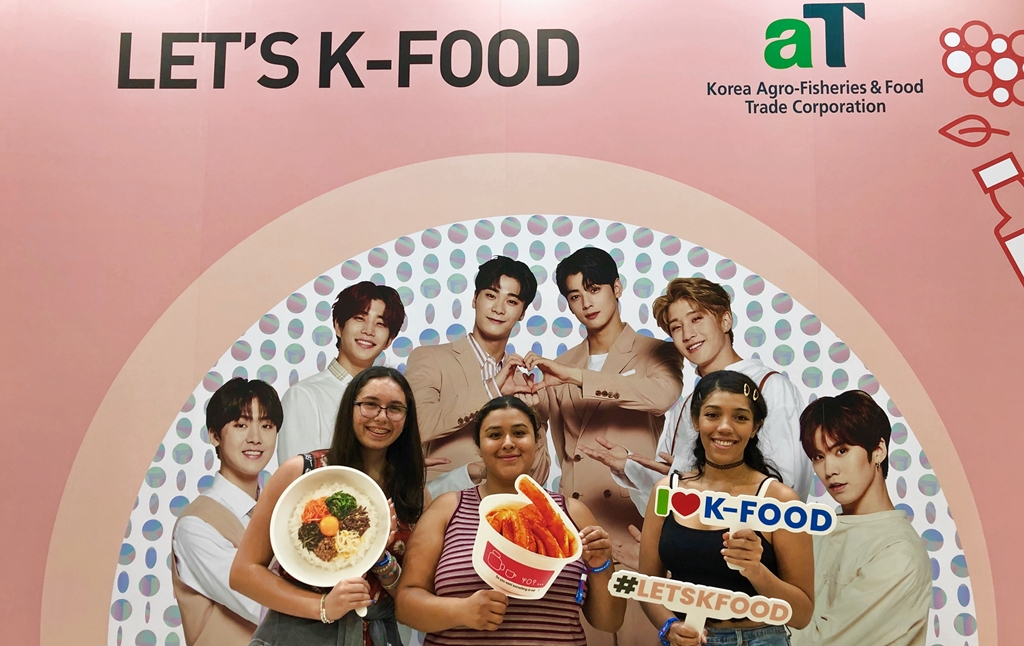 KCON 2019 LA 연계 농식품 홍보 현장 [aT 제공]