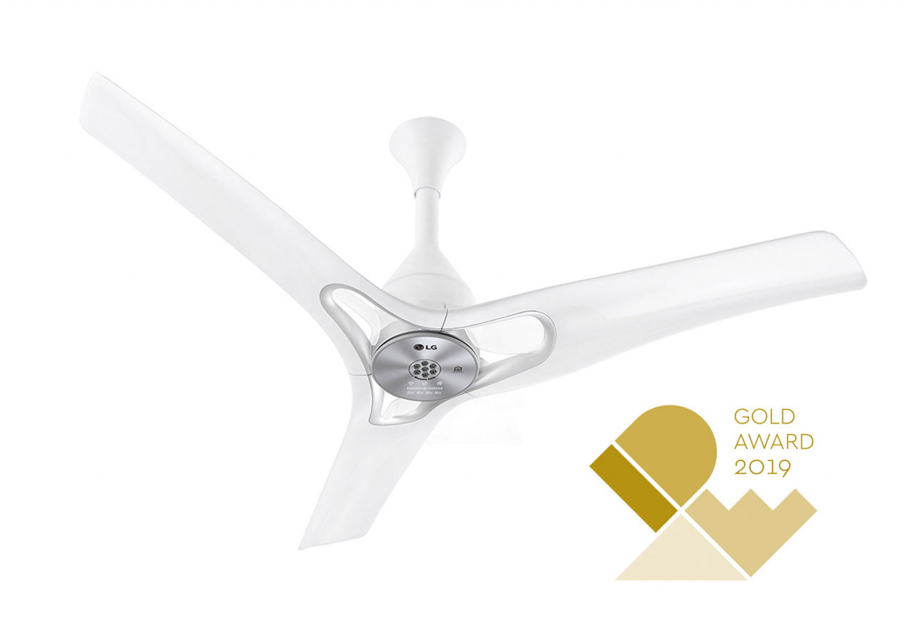 LG전자의 ‘프리미엄 천장형 선풍기(Ceiling Fan)’ 제품 사진.[LG전자 제공]