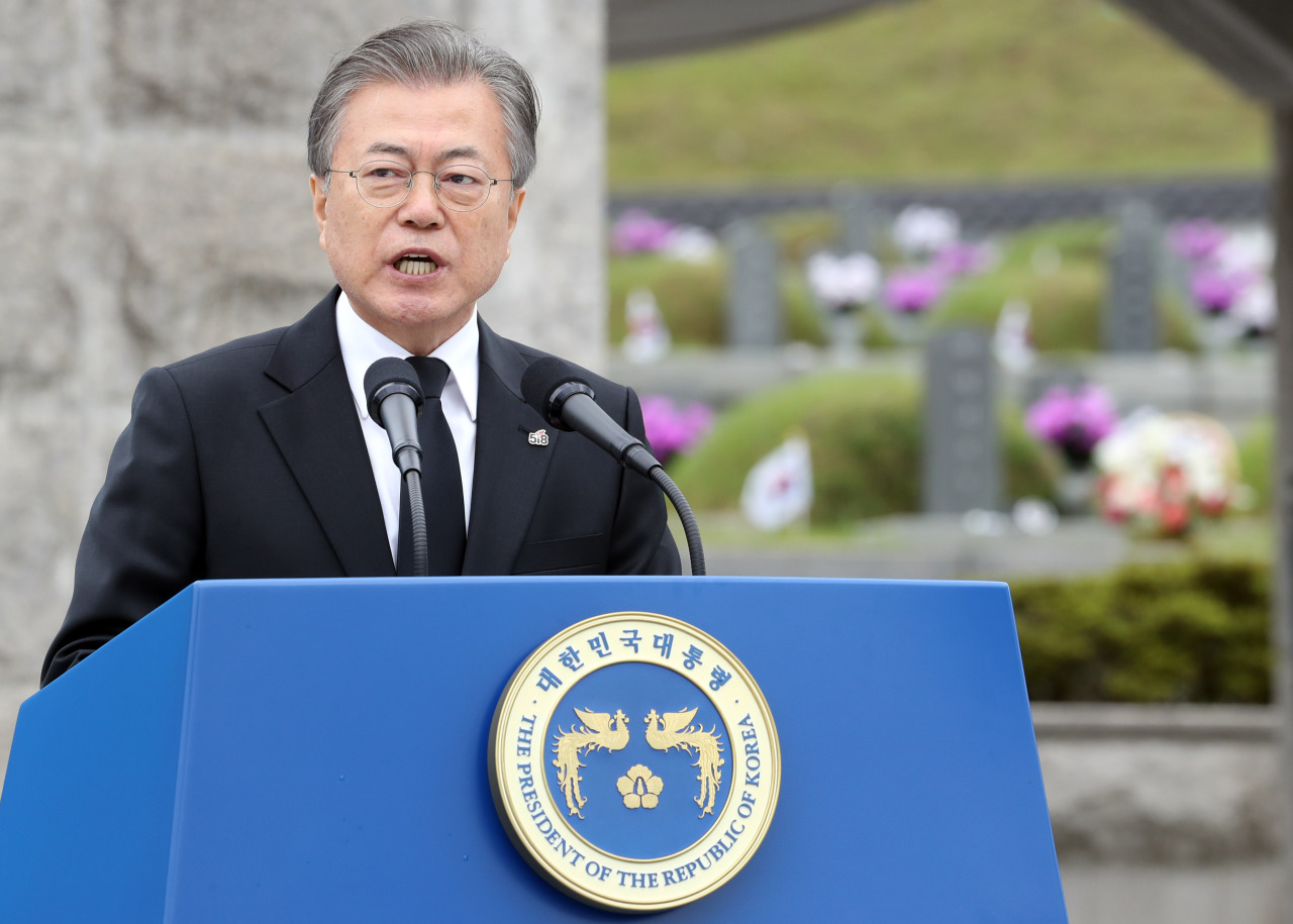 President Moon Jae-in. Yonhap