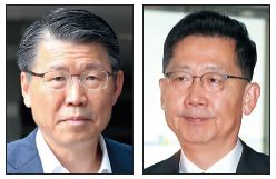 은성수(왼쪽) 금융위원회 위원장 후보자와 김현수 농림축산식품부 장관 후보자.