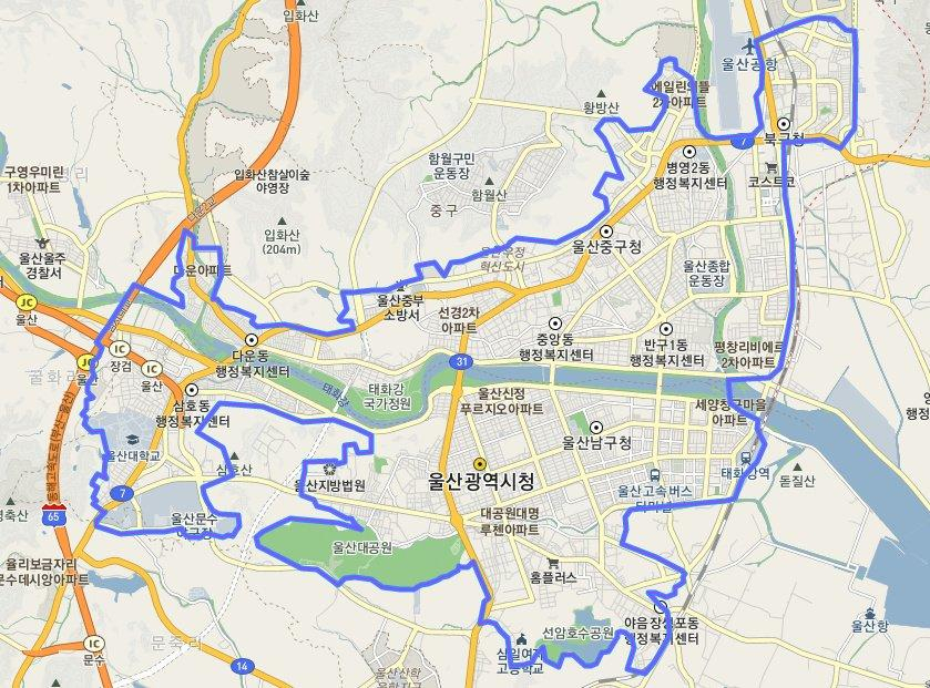 전기 공유자전거 시범 운영 구역 안내