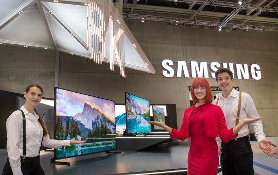 삼성전자가 ‘IFA 2018’에서 선보인 ‘삼성타운’.[삼성전자 제공]