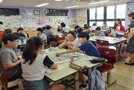 서울시 학교로 찾아가는 소음교육 활동 모습. [서울시 제공]