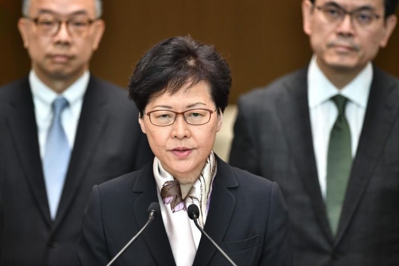 Hong Kong Chief Executive Carrie Lam (AFP)