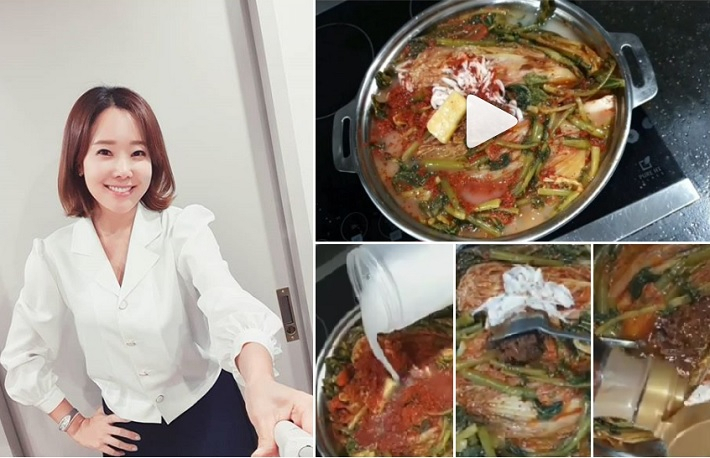 ‘골목식당’ 백선생의 아내 소유진이 자신의 SNS에 요리 동영상을 업로드해 화제다. 요리사업가로 유명세를 떨치고 있는 남편 백종원을 능가하는 요리실력에 팬들은 레시피를 함께 올려달라며 부러움을 드러냈다. [소유진 인스타그램 캡처]