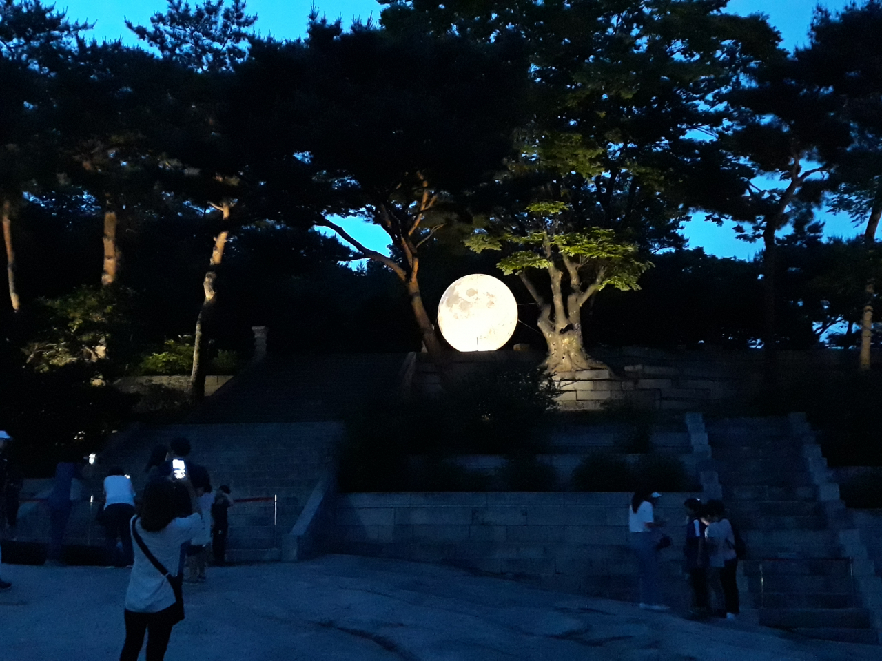 창경궁 풍기대 '궁궐에 내려온 보름달' 행사./문화재청
