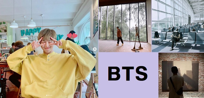 방탄소년단의 멤버 RM의 ‘꿀맛’같은 한 달 간의 장기 휴가 중인 모습. [방탄소년단 RM 인스타그램 캡처]