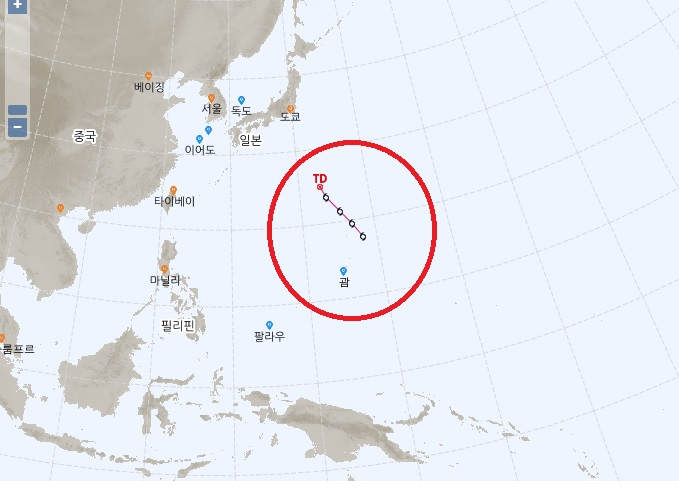 세력 키우는 가을 태풍 ‘페이파’ · ‘타파’ 진행상황 주시