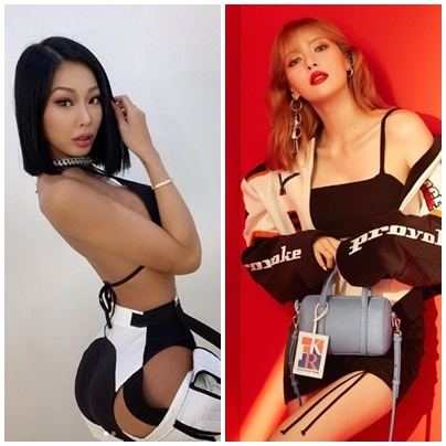 제시 현아 하의실종 패션 [인스타그램 캡처]