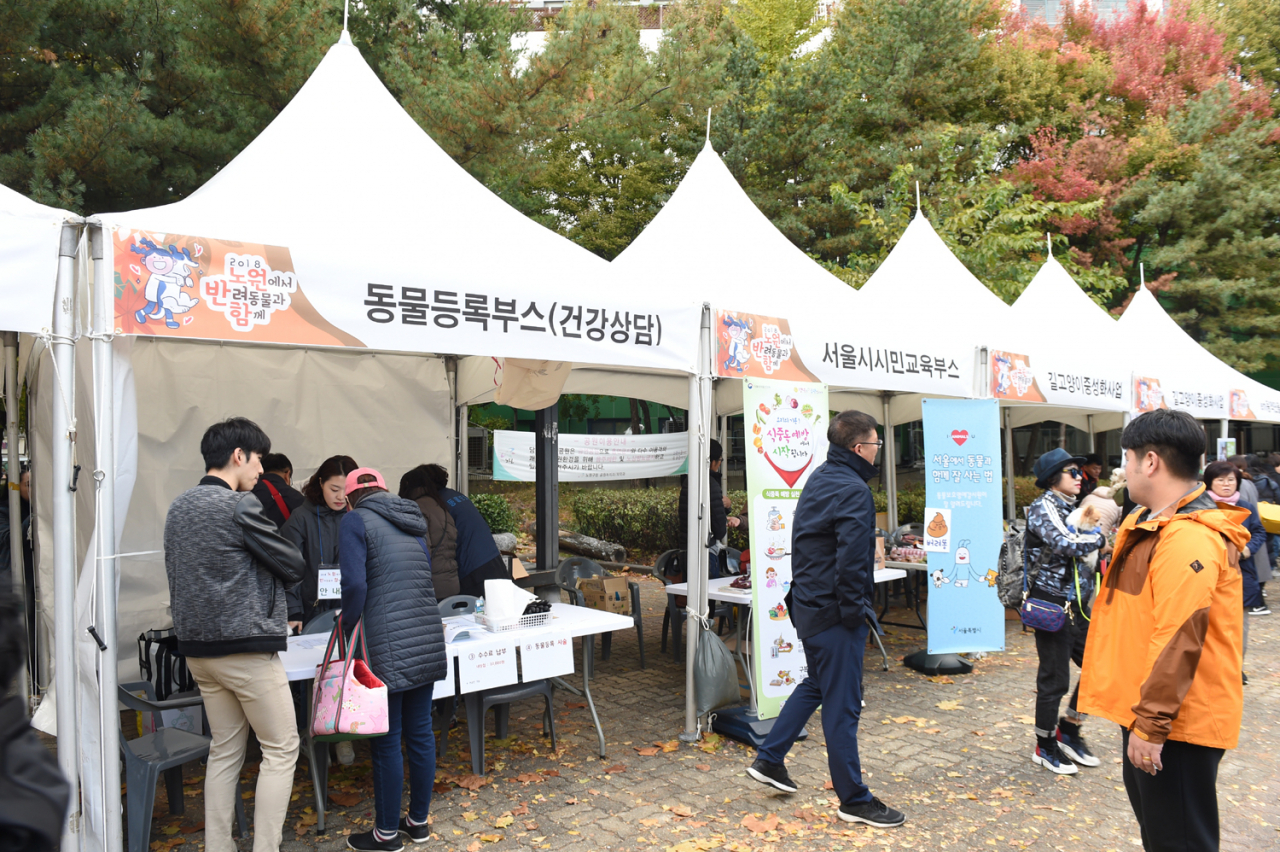 지난해 10월에 열린 반려동물문화축제 모습. [노원구 제공]
