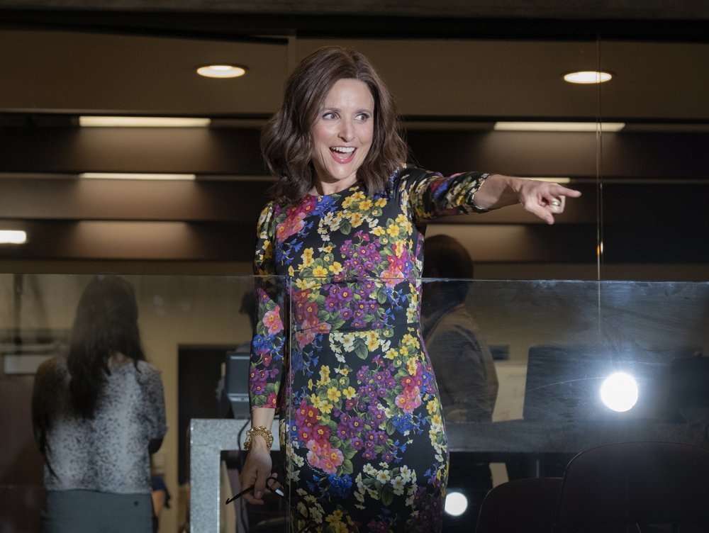 This image released by HBO shows Julia Louis-Dreyfus in a scene from "Veep."(HBO-AP)
