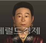 복원된 1500년 전 고대 압독국 여인 얼굴 모습.[경북도 제공]
