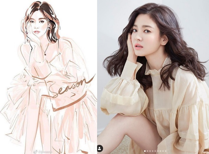 배우 송혜교가 미국 뉴욕 아트스쿨 단기 과정을 신청했다는 사실이 외신을 통해 24일 전해졌다. [송혜교 인스타그램 캡처]