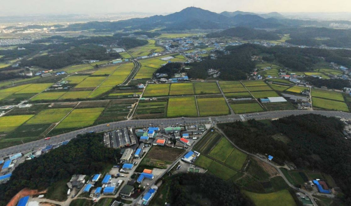 인천 서구 원당동 검단신도시 일대의 모습. 오는 2022년 입주가 예정돼 있다. [자료=네이버 항공뷰]