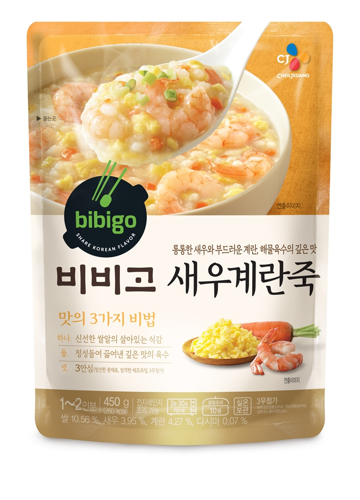 비비고 새우계란죽 [CJ제일제당 제공]