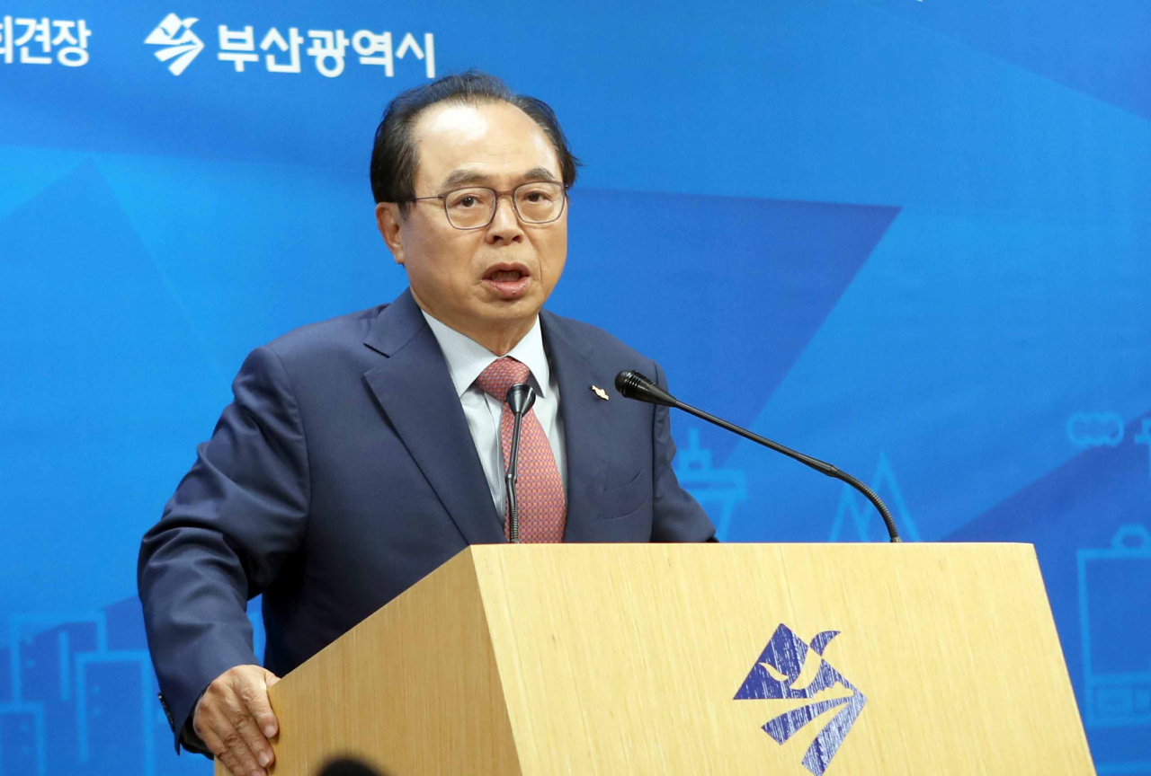 오거돈 부산시장 [연합]