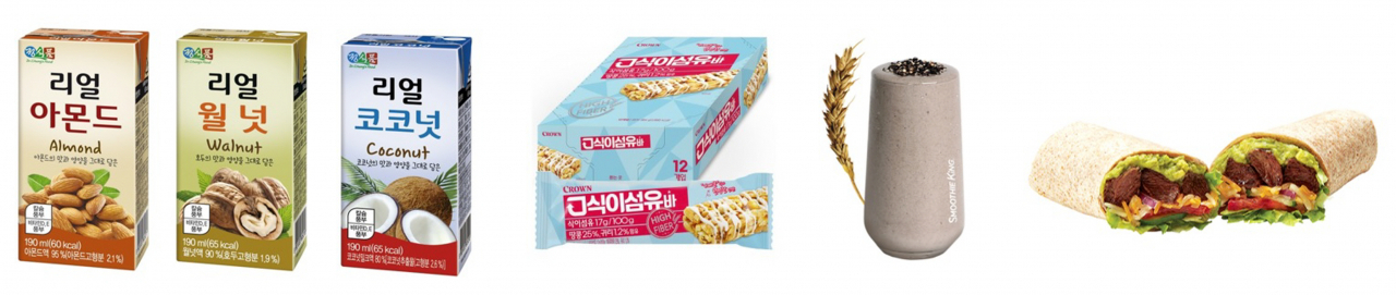 가을철 슈퍼푸드를 활용한 각종 제품이 출시되고 있다. [각사 제공]