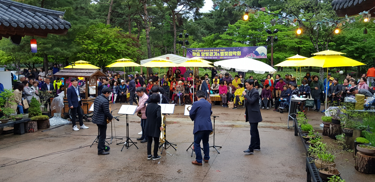 지난해 열린 중구 장충달빛걷기축제 공연 모습. [중구 제공]