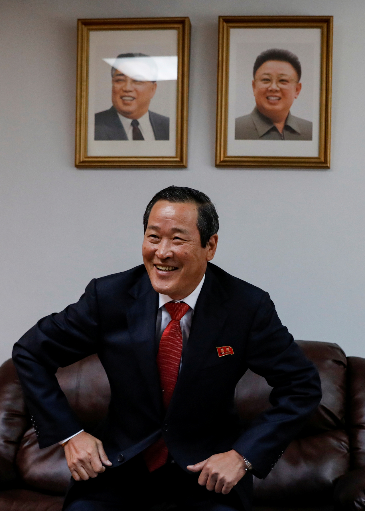 김성 유엔주재 북한대사는 7일(현지시간) 영국과 프랑스, 독일의 북한의 잠수함발사탄도미사일(SLBM) 북극성-3형 시험발사에 따른 유엔 안전보장이사회 회의 소집 요구에 좌시하지 않겠다며 반발했다. [로이터]
