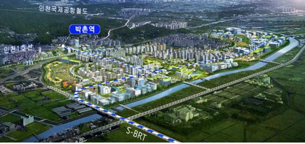 인천 계양테크노밸리 공동주택지구 조감도