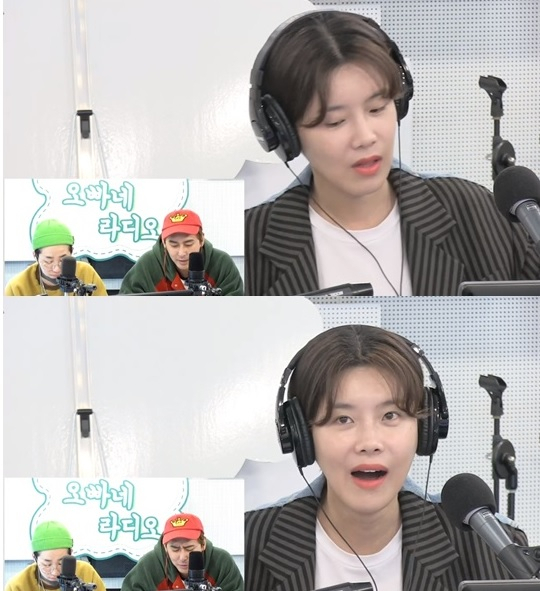 개그우먼 장도연이 15일 SBS 러브 FM ‘김상혁, 딘딘의 오빠네 라디오’에 출연 남다른 개그감과 감춰진 뇌섹녀다운 면모를 선보여 화제다. [SBS FM ‘김상혁, 딘딘의 오빠네 라디오’캡처]