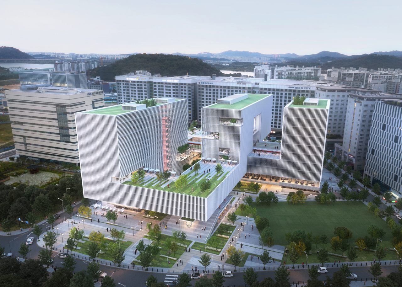 서울 마곡산업단지 공공형 연구개발(R&D)센터 설계공모 당선작 조감도. [자료=SH공사]