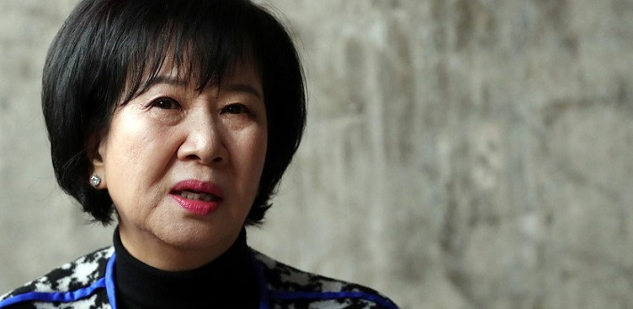 무소속 손혜원 의원의 두 번째 공판기일이 21일 오후 서울남부지법에서 진행됐다. [연합]