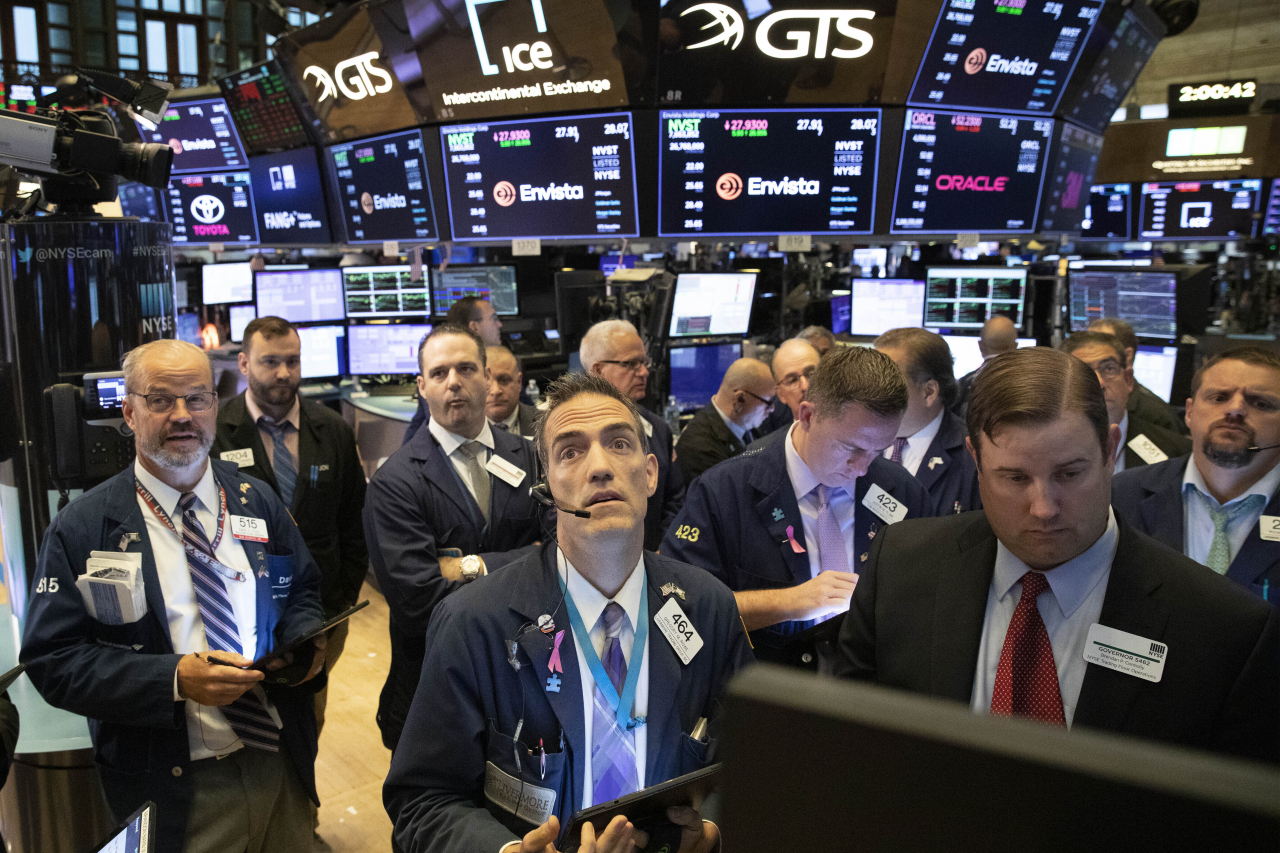 뉴욕증권거래소(NYSE) 모습. [AP]