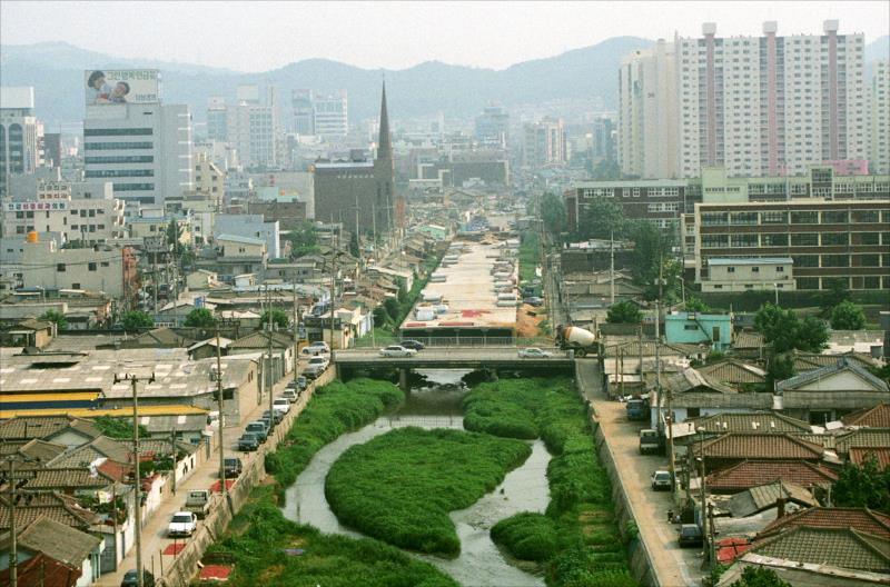 1996년 당시 굴포천 모습.