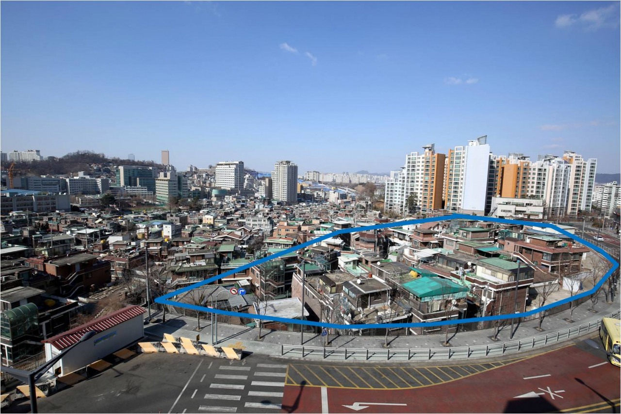 흑석동 고등학교 이전 부지. [동작구 제공]