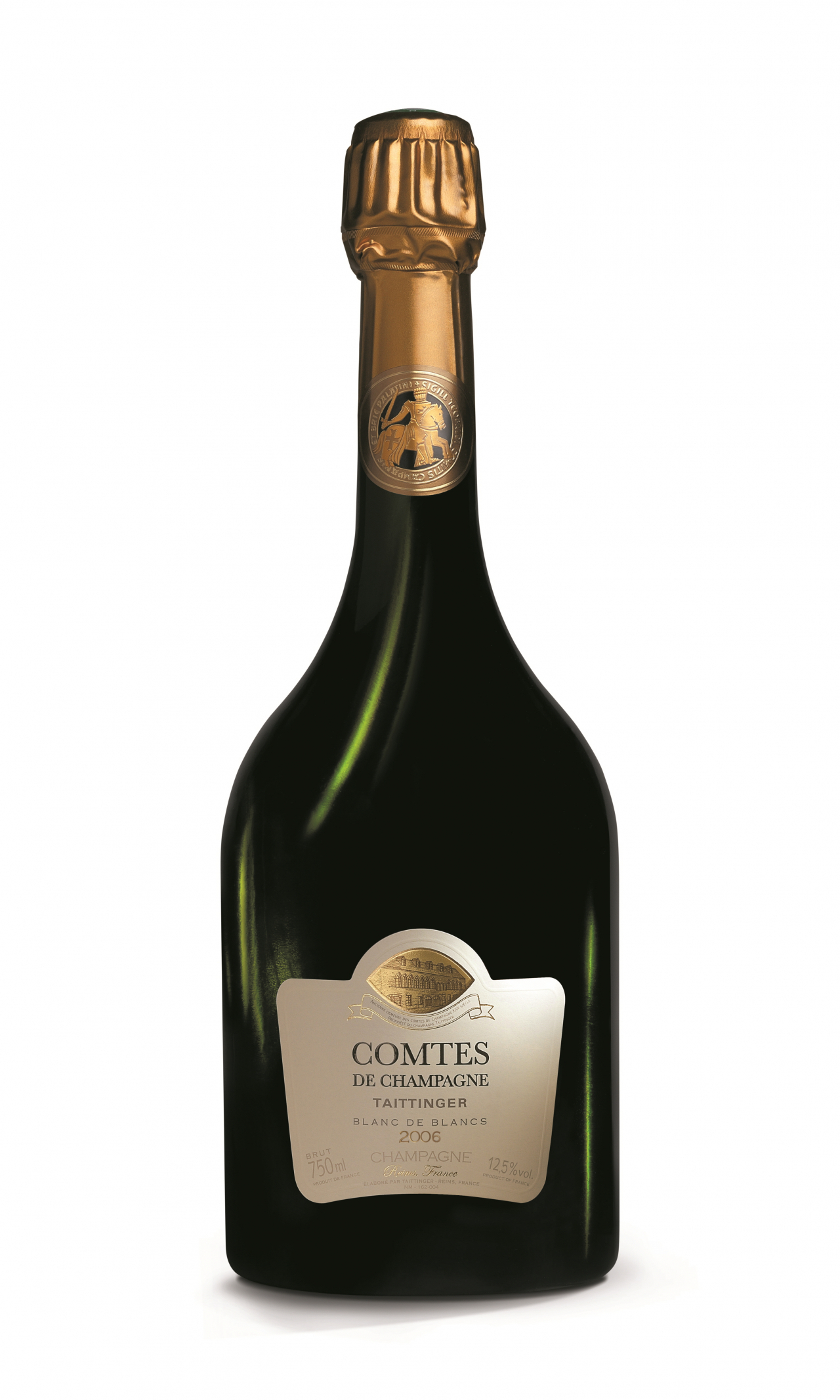 '떼땅져 꽁뜨 드 샹빠뉴 블랑 드 블랑' 병 이미지 [제공=하이트진로]